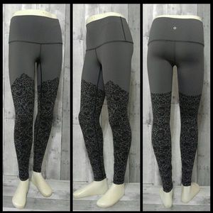 🦄 Lululemon Nulux Wunder Under Leggings Oh La Lace